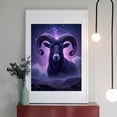 thumbnail image 2 of Diamond Art Kit for Adults, Majestic Ram Celestial Night Sky Diamond Painting for Adults Beginners, DIY Diamond Art Painting Kits, 5D Diamond Painting Crafts for Home Decor 12x16 Frameless, 2 of 7