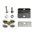 thumbnail image 4 of LYLONG Door Hardware Kit 1X Shower Room Copper Four-Wheel Hanging Pulley Roller for Bathroom Slide Door, 4 of 9