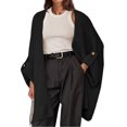 thumbnail image 5 of Open Front Women Long Sleeved Oversized Knit Slouchy Casual Loose Cardigan Coat, 5 of 5