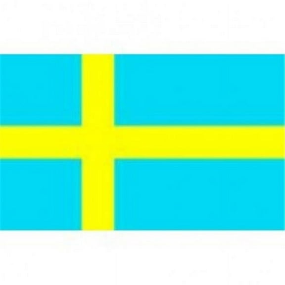 Annin Flagmakers 197985 3 ft. x 5 ft. Nyl-Glo Sweden Flag