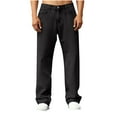 thumbnail image 3 of DDAPJ pyju Men's Y2k Hip Hop Baggy Jeans Wide Leg Denim Pants Vintage Casual Loose Trousers Big and Tall Cool Streetwear Pants with Pockets Sales of Today Dark Blue XXL, 3 of 8