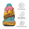 thumbnail image 4 of Pofeuu Melting Banana Fantasy Print Automotive Car Seat Covers Flat Cloth Full Set Seat Covers,Car Seat Covers front seats for Cars Trucks and SUVs, 4 of 5