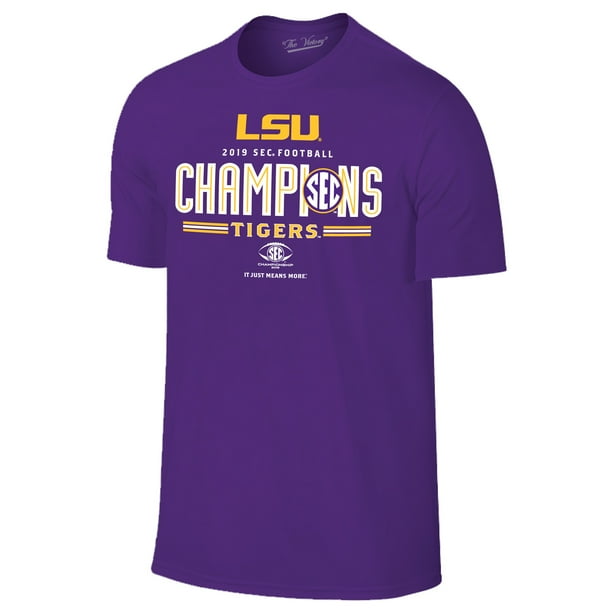 LSU Tigers Youth 2019 SEC Football Champions Locker Room T LSU Tigers Youth 2019 SEC Football Champions Locker Room T