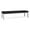 Castillo Black, variant on Newport Reception Waiting 18.5" 3-Seat Bench / Charcoal Steel / Light Gray