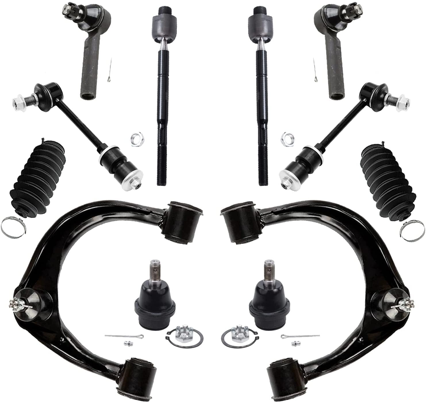 Front Upper and Lower Ball Joints for 2003-2009 Toyota 4Runner FJ Cruiser Lexus GX470-4pc Set Detroit Axle Front Upper and Lower Ball Joints for 2003-2009 Toyota 4Runner FJ Cruiser Lexus GX470-4pc Set Detroit Axle