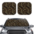 thumbnail image 6 of Lsque Sea Turtle With Ocean 2 PCS Windshield Sun Shade | CarFoldable Window Covers | Car Accessories Reflect UV for Universal Cars SUV Truck | Small, 6 of 7
