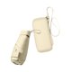 thumbnail image 5 of plegable compacto, resistente y moderno con correa para el hombro, ideal para viajes, senderismo, camping, playa y otras actividades al aire amarillo, 5 of 10