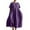 Purple, variant on Timegard Plus Size Dresses for Women Summer Lightweight Casual Loose Ruffle Short Sleeve Long Dresses