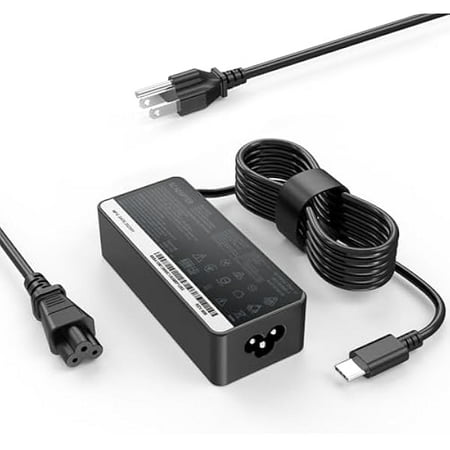 AoVoTo USB C Laptop Charger Fit for Lenovo ThinkPad X1 Carbon Gen 11 10 9 8 7 6 5 Yoga X1 Gen 8 7 6 5 4 3 2 Thinkbook 13s 14 15 16 Plus G4 65W 45W USB C Fast Power Adapter