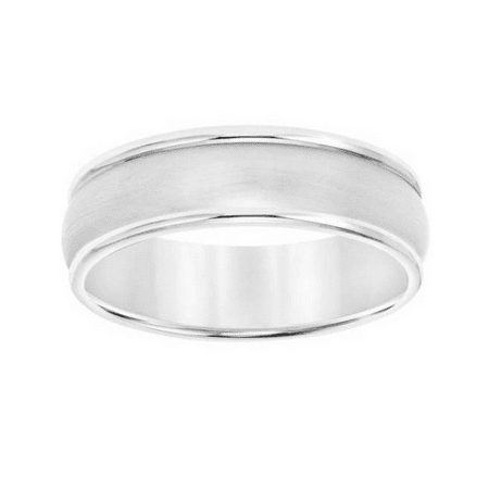 Titanium Double Line Wedding Band, 7mm