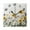 Black, variant on Square Wall Clock Silent Non-Ticking Battery Operated Retro 7.78" Clock for Bedroom Living Room Decor Bees Flying with Daisies