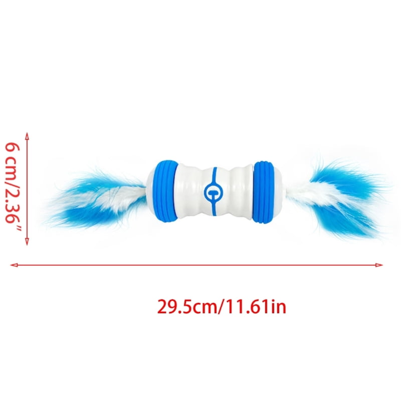 Yiran Blue Electric Cat Teaser Toy, 1Pc, Self-Happy Play