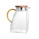 thumbnail image 2 of Hervidor de Agua Fría de Vidrio 1400ml Jarra Resistente al Calor de Borosilicato, Diseño Escarchado Poligonal, Pico Vertedor de Precisión, Seguro para Lavavajillas, 2 of 6