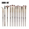thumbnail image 1 of 12 Pcs Makeup Eye Shadow Brush Highlighter Brush Makeup Brush Set, 1 of 3
