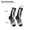 thumbnail image 2 of Honeii Skeleton Wave Artwork Print Children's Colorful Socks,Unisex Kids and Toddlers' Cushioned Sock,Kids Athletic Crew Socks,for Everyday Wear and Sports, 2 of 5