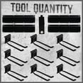 thumbnail image 2 of 64-Inch Heavy Duty Garage Organization Rack, 4 Packs Rails and 9 Adjustable Hooks, Tool Organizer Rack with Heavy Double Hooks Tracks Max Load 600LB, 2 of 7