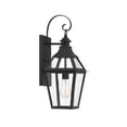 thumbnail image 4 of Jackson 1-Light Outdoor Wall Lantern in Matte Black with Gold Highlights, 4 of 5