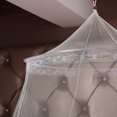 thumbnail image 3 of EeaseMX Cortinas cónicas de encaje para cama, dosel y mosquitera (blanco), 3 of 6