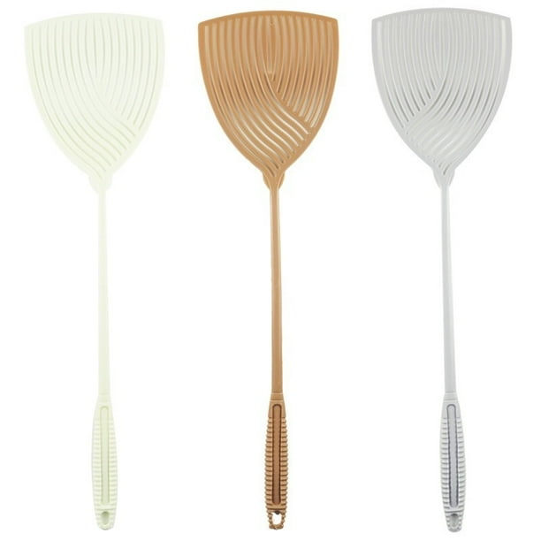 3 Pack Fly Swatters Heavy Duty, Flyswatter Jumbo Long Handle Fly Swat