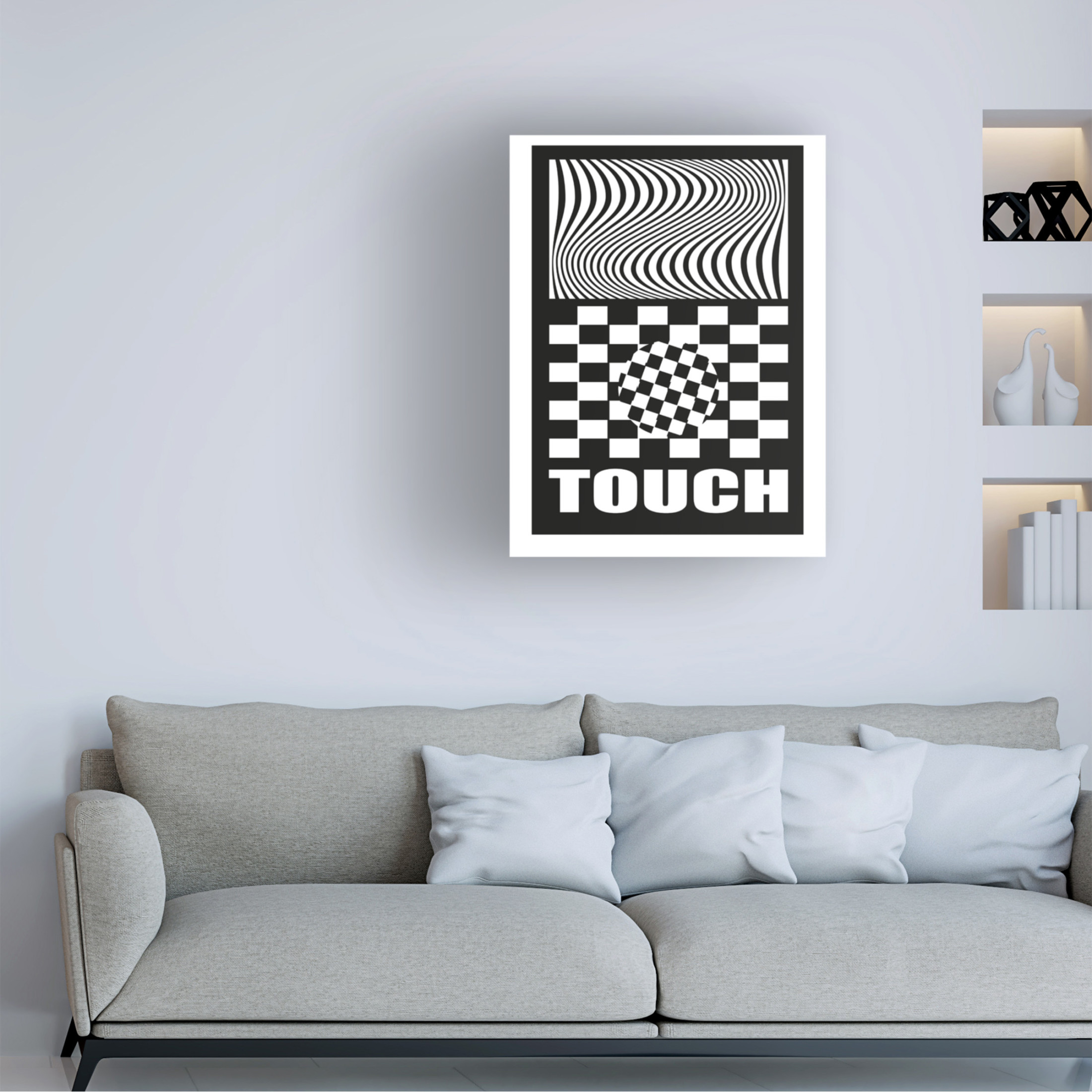 Trademark Fine Art SERGIO ORTIZ TOUCH Canvas Wall Art