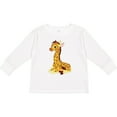 thumbnail image 3 of Inktastic Giraffe Boys or Girls Long Sleeve Toddler T-Shirt, 3 of 5