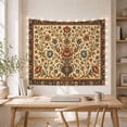 thumbnail image 5 of Ornate Floral Vase Tapestry Wall Hanging, 5 of 6