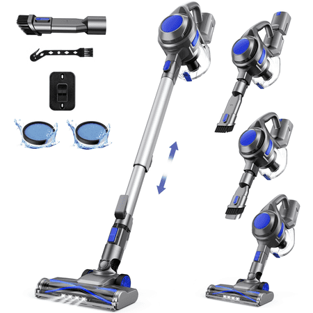 Moosoo Cordless Stick Vacuum Cleaner Lightweight For Carpet Floor Pet Hair Home Xl-618A