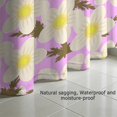 thumbnail image 5 of 72x72 Inch Fabric Shower Curtain Waterproof Polyester, Daisy Floral Print, 5 of 6