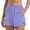 Purple, variant on Dgankt Womens Shorts Women's 2-in-1 Quick Dry Running Shorts with Liner Elastic Waist Gym Workout Shorts S-3XL