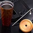 thumbnail image 4 of Taza de 1 Pieza Vaso de material acero Inoxidable Caliente Taza Grande Tapas de Paja 500 Ml naranja BLESIY Taza del vaso de café, 4 of 7