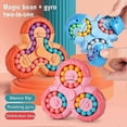 thumbnail image 4 of Juguete rompecabezas 2 en 1 Magic Bean Gyro Yuxing Alivio del estrés y la ansiedad Rosa, 4 of 5