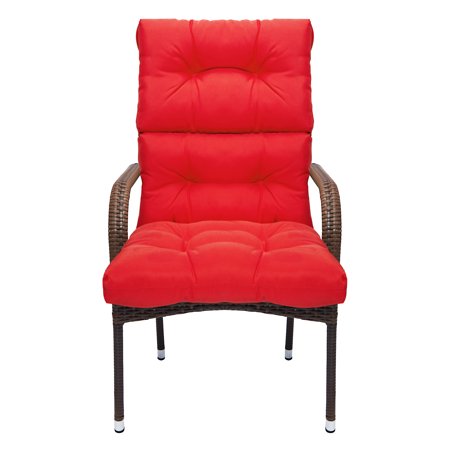High Rebound Foam Chair Cushion Thicken High Back Chair Pad for Home Office Garden Chair