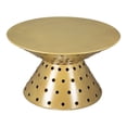 thumbnail image 1 of ZUO Table Basse Electron Modern Style Fer Métal Finition Or, 1 of 1