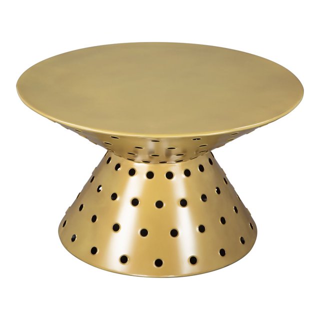 ZUO Table Basse Electron Modern Style Fer Métal Finition Or
