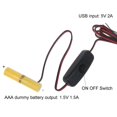 thumbnail image 3 of Cable de alimentación de batería simulada Aaa con interruptor para termómetro, higrómetro, reloj de juguete, 3 of 5