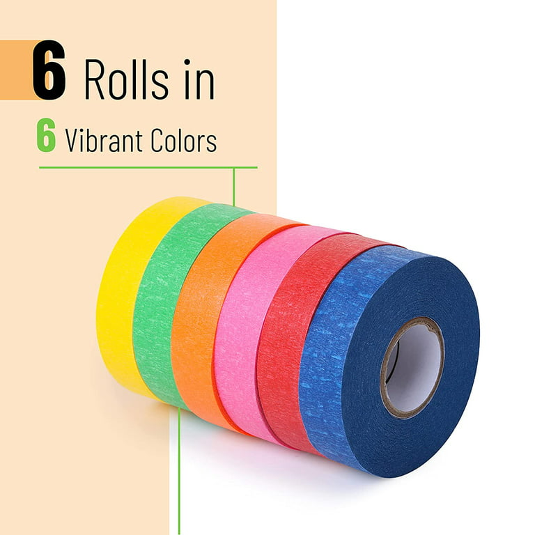Colored Masking Tape 10 Rolls Craft Tape Color Painters Tape