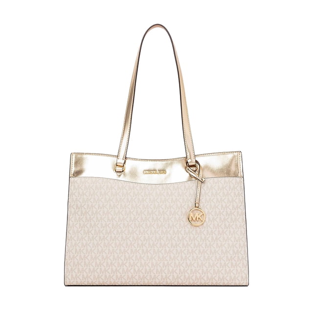 Michael Kors Bolsa Tote para Mujer – Pocket Tote de Cuero, Espaciosa y Elegante, Ideal para Laptop