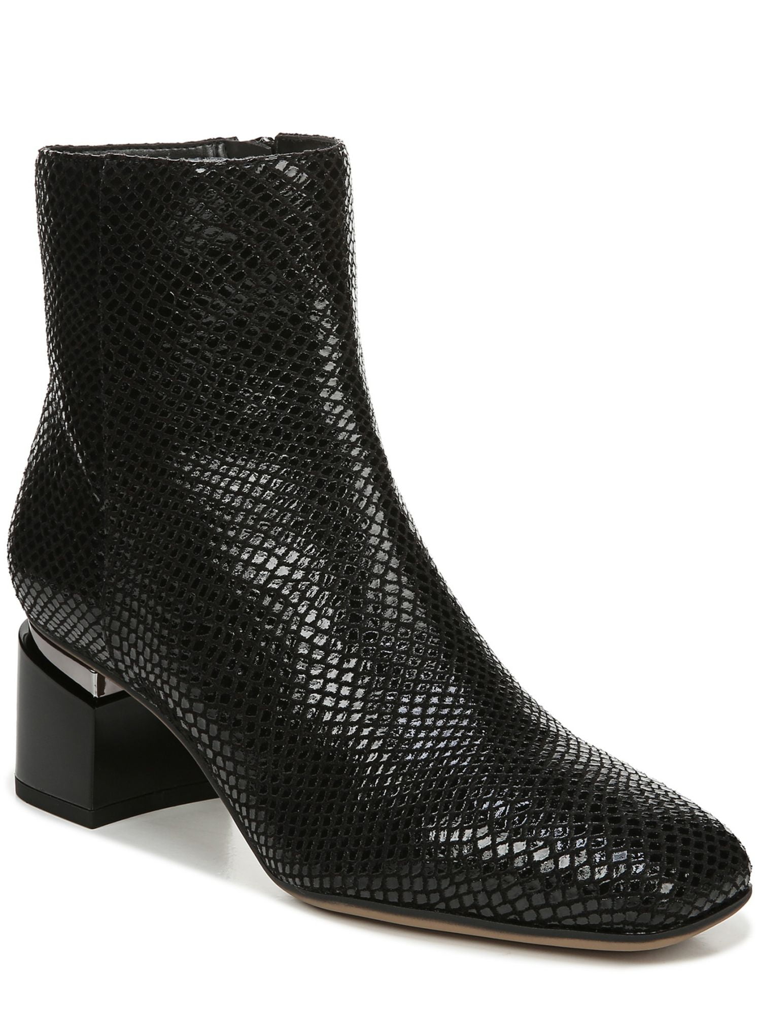 FRANCO SARTO Womens Black Printed Heel 