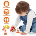thumbnail image 4 of Mini Conos de TráFico 20 Uds. Conos de Carretera en Miniatura Conos de ConstruccióN Conos de TráFico para NiñOs SeñAles de TráFico Juguetes, 4 of 5
