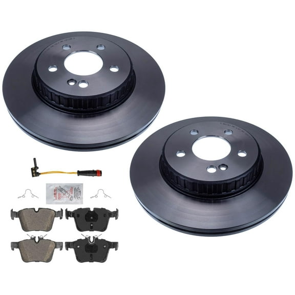 Rear Brake Disc Rotors & Brake Pads for Mercedes C300 342MM AMG 2015-2021