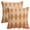 Camel, variant on Unique Bargains Pack of 2 Plush Throw Pillow Covers with Diamond Pattern Camel