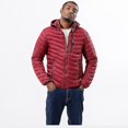 thumbnail image 1 of Down Jacket Lightweight Padded Jacket Men's Warm Padded Jacket Removable Hood Padded Jacket, 1 of 1