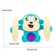 thumbnail image 4 of Vogacara Juguetes eléctricos interactivos para gatear, 1 Uds., Control de voz para bebés, mono pequeño rodante, juguete para caminar, cantar, juego Juguetes Educativos Numero 3 Vogacara FN003403-03, 4 of 6