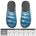 thumbnail image 5 of IAUYY Memory Foam House Slippers Suitable for Both Men and Women. Comfortable, Anti-Slip Plush Flat-Bottomed Slippers The Best Holiday Gift A Beautiful Water Background, 5 of 9