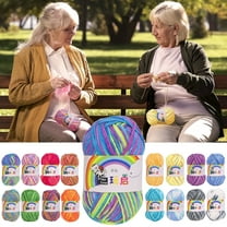 Aidoshy Cotton Crochet Yarn on Clearance! Worsted Medium Hand-made DIY Scarf Sweater Coat Bar Needle Thread Baby Line Thick Wool