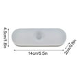 thumbnail image 3 of AJKSFHIU Rechargeable Battery Night Light,Under Cabinet Lights,Magnetic Motion Sensor Lights Indoor Warm White LED Light with Stepless Adjustable Brightness for Bedroom, Kitchen, Stairs, Hallway, 3 of 9