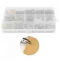 thumbnail image 1 of Rivets en Cuir Haute Résistance, Bouchon Rond, 300 Ensembles pour Ceintures Coupe-Vent, 1 of 7