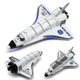 thumbnail image 1 of 1:100 Alloy Space Shuttle Die Cast Space Craft Space Plane SpaceShip Model 19Cm Length With Light Music For Kids Toys, 1 of 4