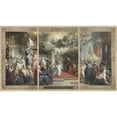 thumbnail image 2 of Henri Leopold Lévy 14x10 Gold Ornate Wood Frame and Double Matted Museum Art Print Titled - Charlemagne's Coronation, 2 of 4