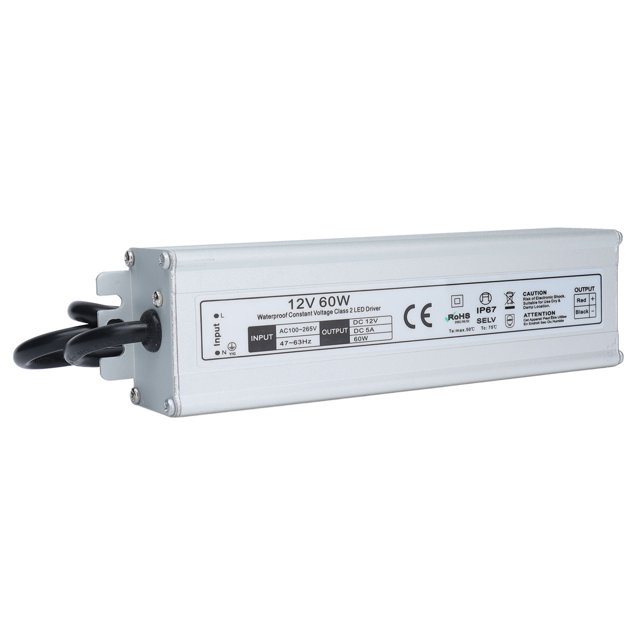 Fuente De Alimentación, Fuente De Alimentación De 60 W, Protección De Seguridad Muti De Bajo Voltaje, Controlador LED IP67 Impermeable Para Interruptor